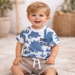 Conjunto Calção & T-Shirt Dinossauro