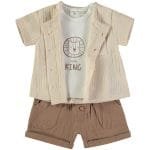 Conjunto 3 Peças calção camisa - Imagem 3