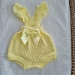 Fofo Margarida 100% Algodão para bebé cor amarelo - Alecrim Jasmim