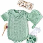Fofo Alecrim - Conjunto Gola Trabalhada em Verde