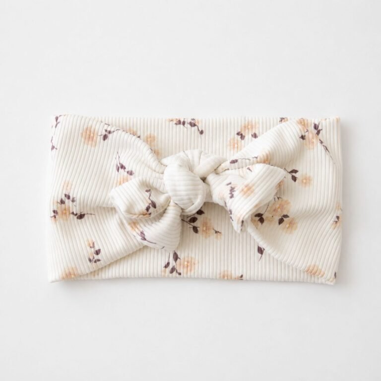 Fita Bebé – Padrão Floral Alecrim