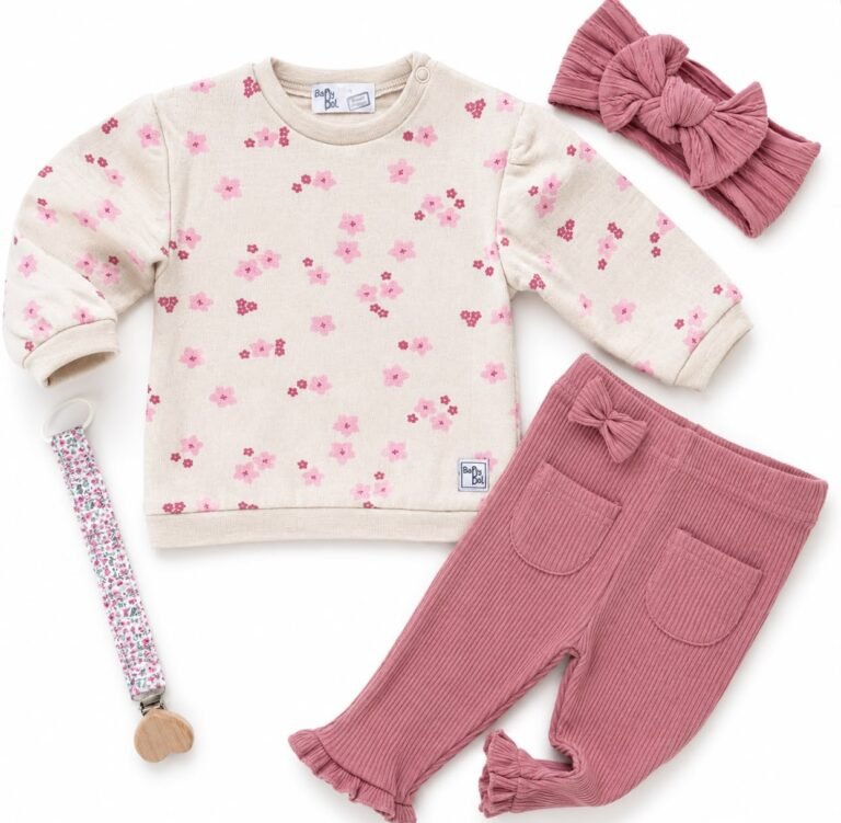 Conjunto calças flare florido - Babybol